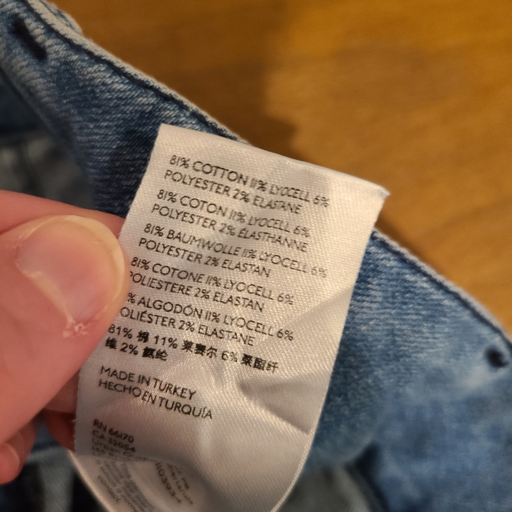 Pilcro And The Letterpress By Anthropologie Cropped Wide Leg Highrise Jeans 28 - Picture 10 of 10
